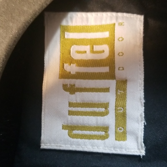 DUFFEL OUTDOOR Black Faux Fur Vest w/front zip up Sz L/XL. EUC Price Firm #2505 - Picture 6 of 9